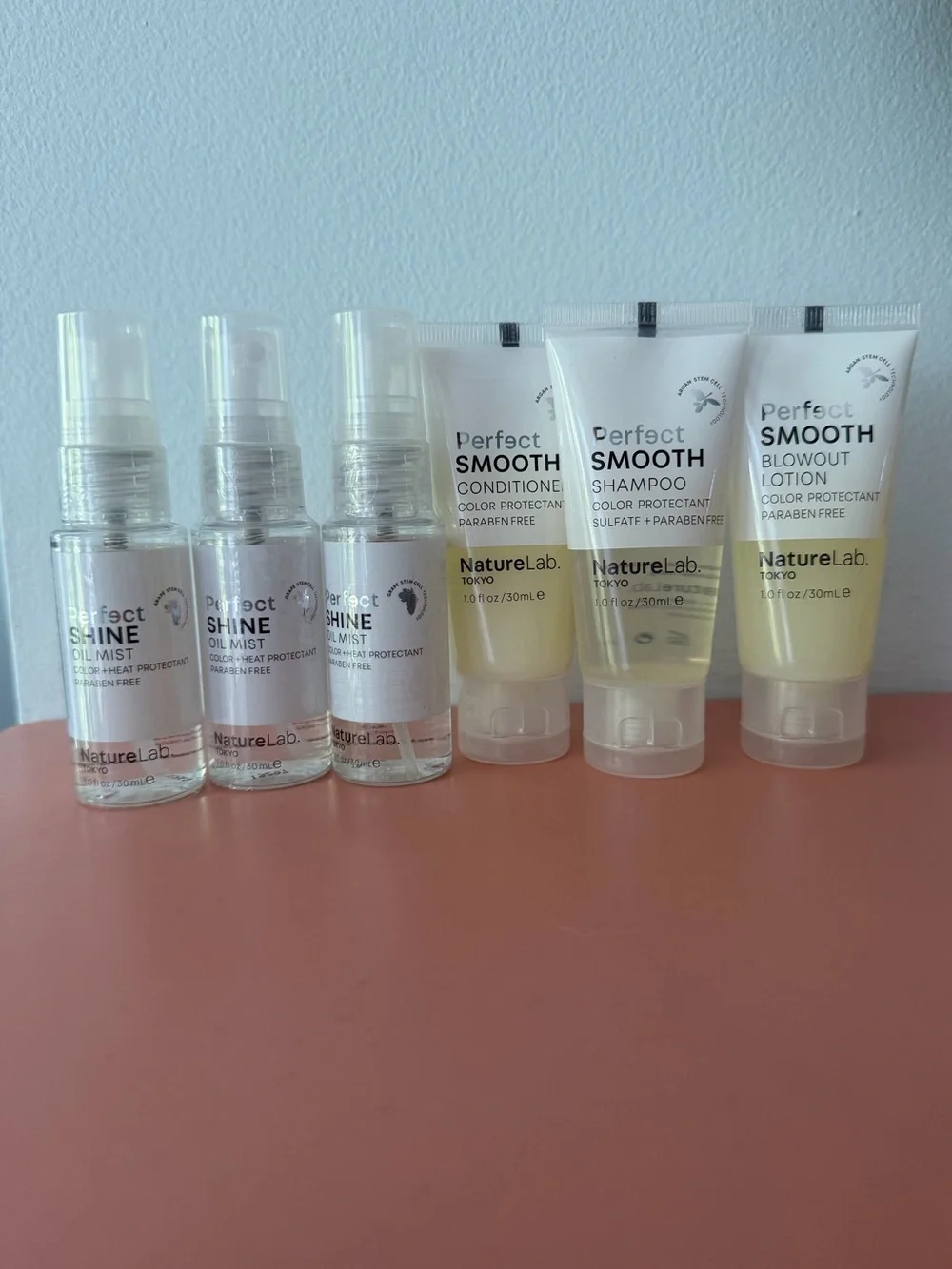 NatureLab Perfect Smooth & Shine Hair Care Travel Set